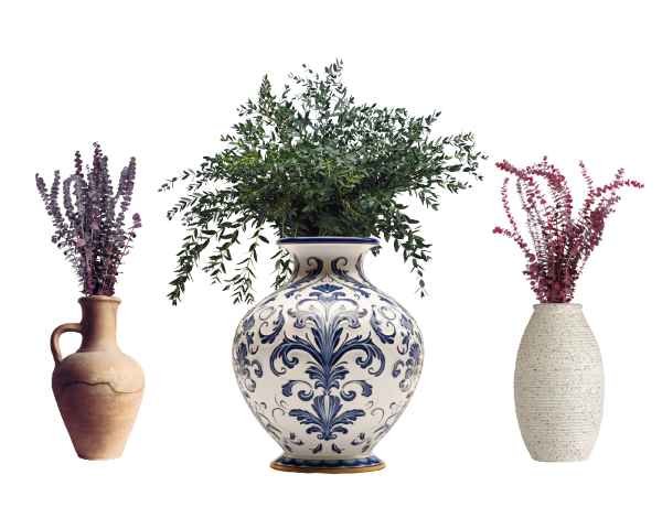 Preserved Eucalyptus in Vases | Suncoast Botanicals
